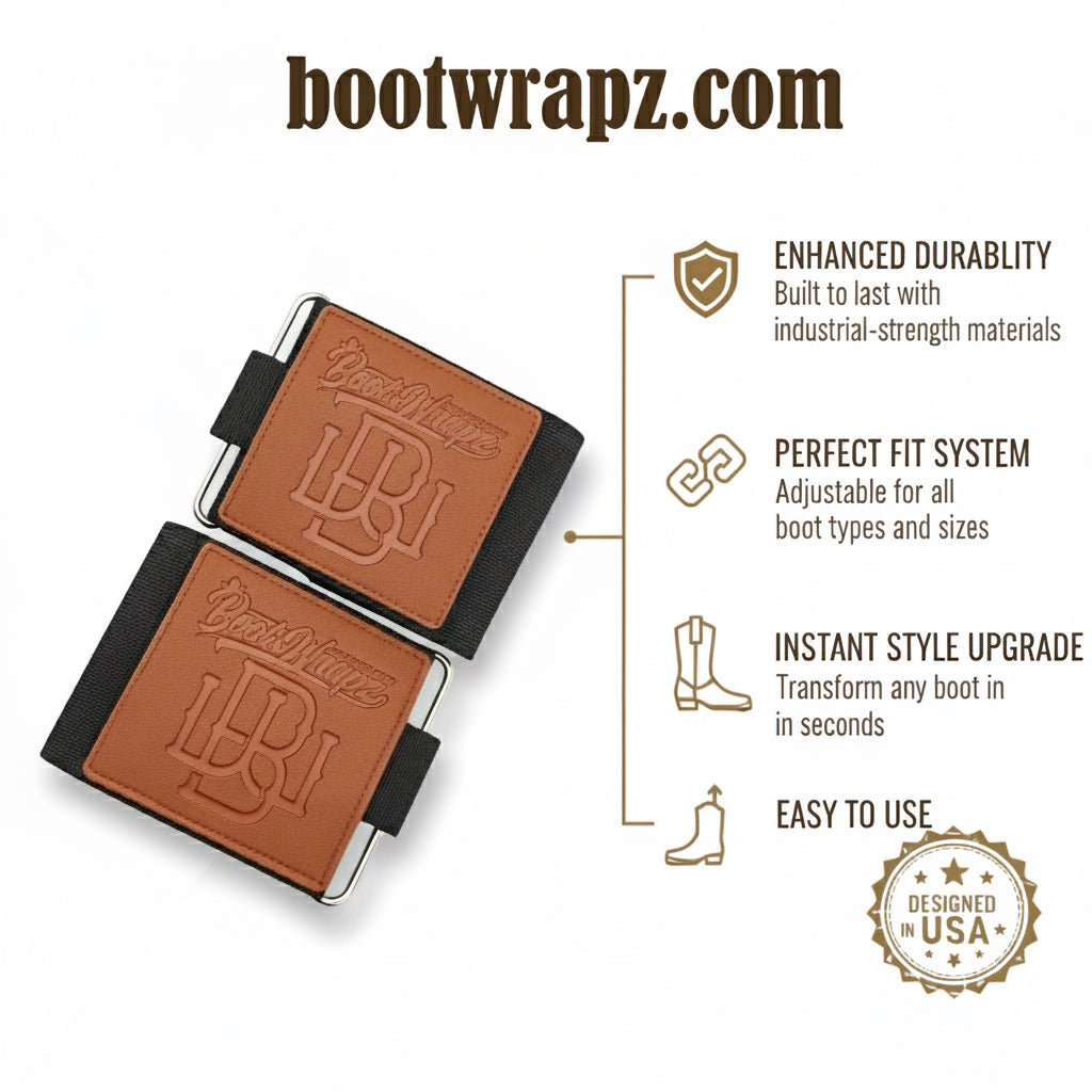 Bootstraps For Cowboy Boots | PVC Patch – 3D Look & Feel “GEN 2”