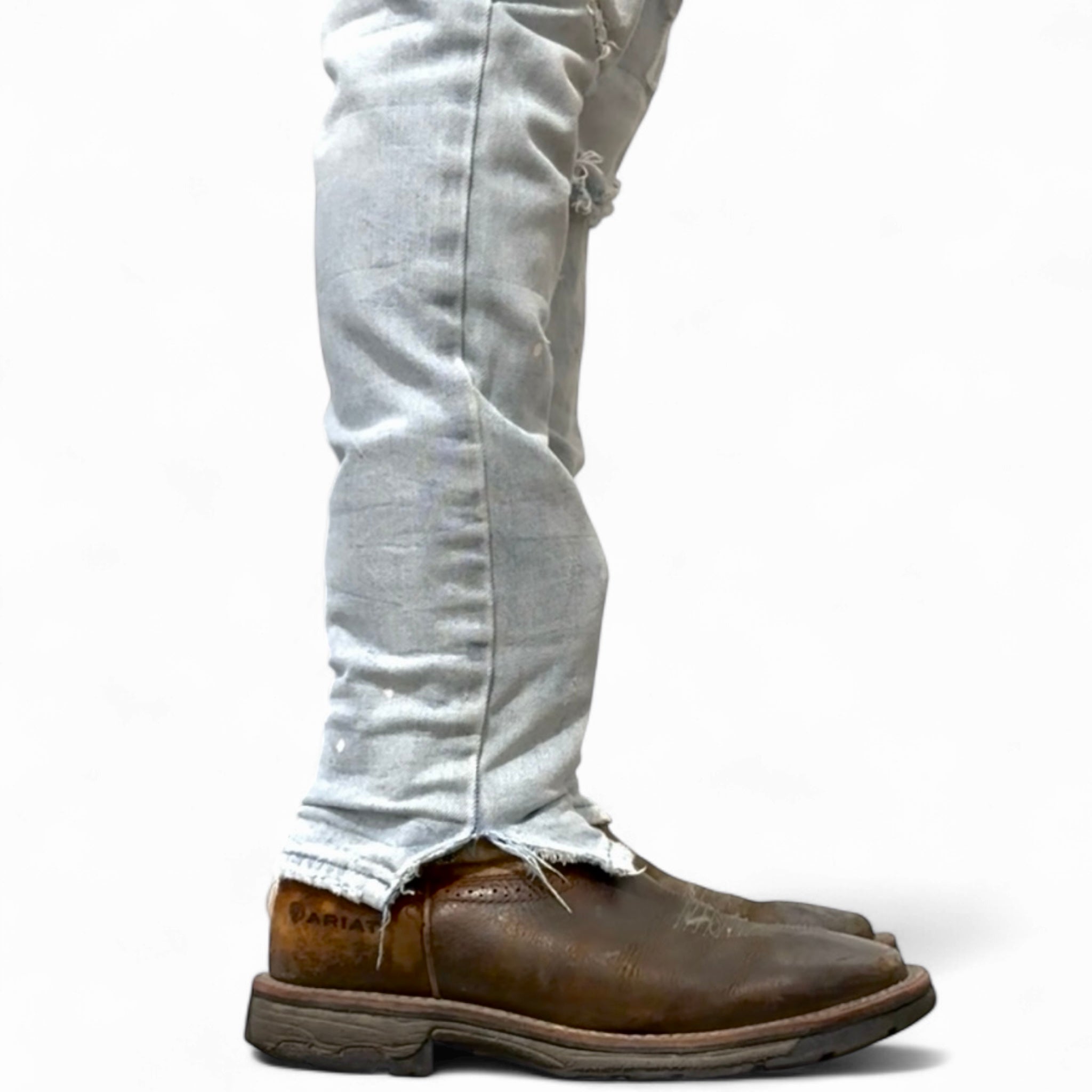 cowboy boots with slim jeans