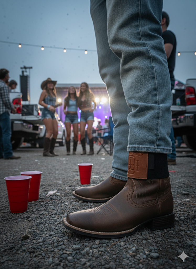 cowboy boot straps